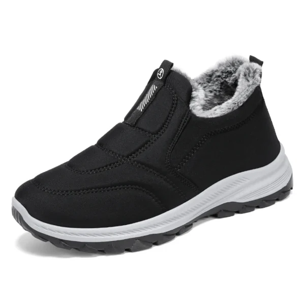 Men Women Thermal Ankle Slip On Winter Thick Fur Shoes