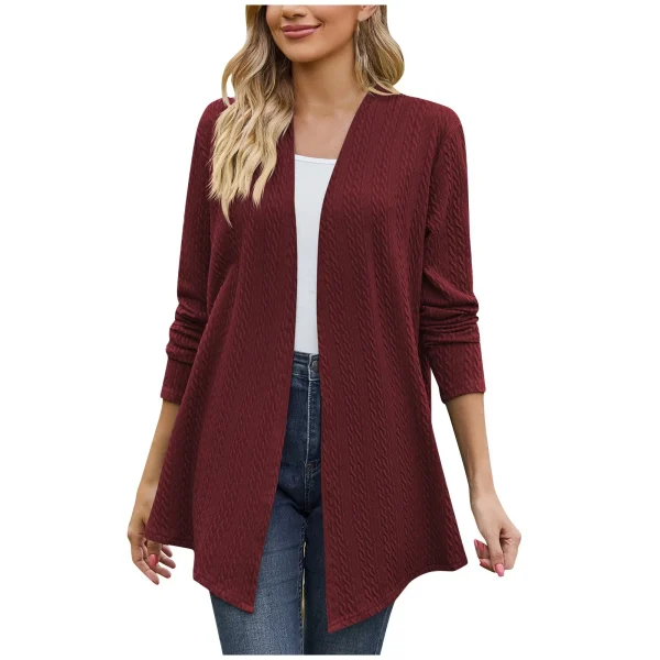Women's Long Sleeve Cardigan Jacket