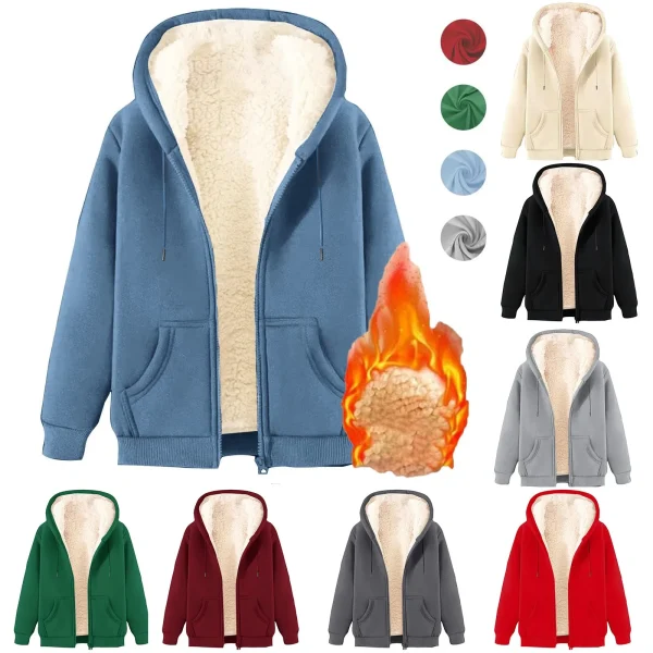 Women's Fleece Thickened Hoodies
